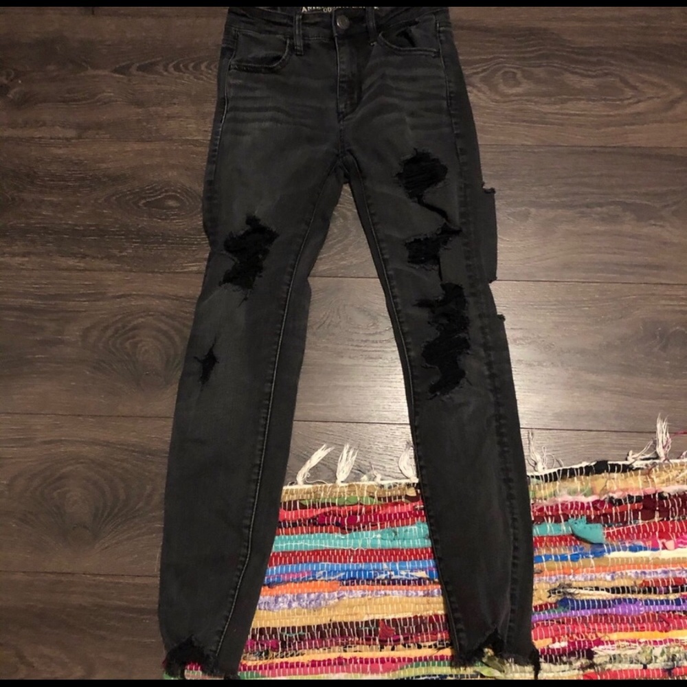 Black American Eagle Jeans